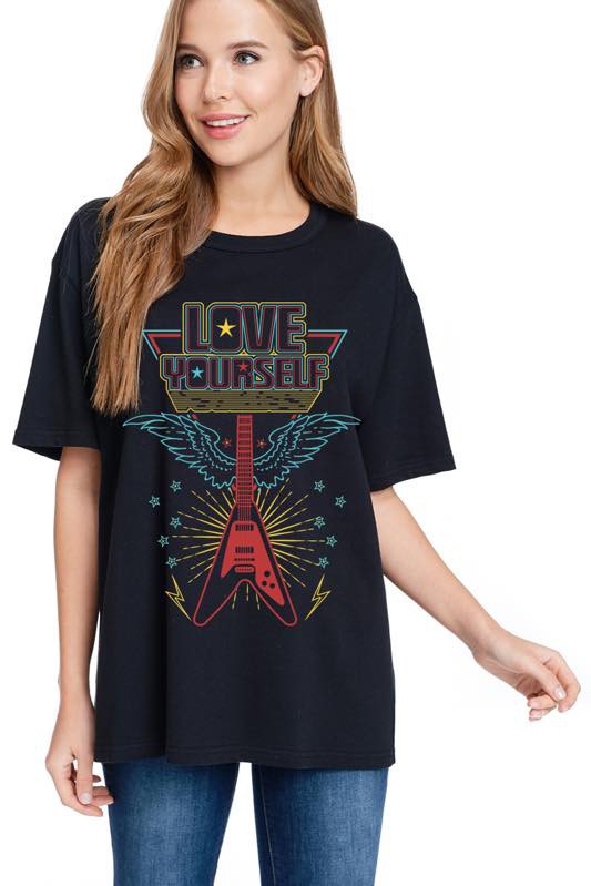 Love Yourself T-Shirt - Light Blue