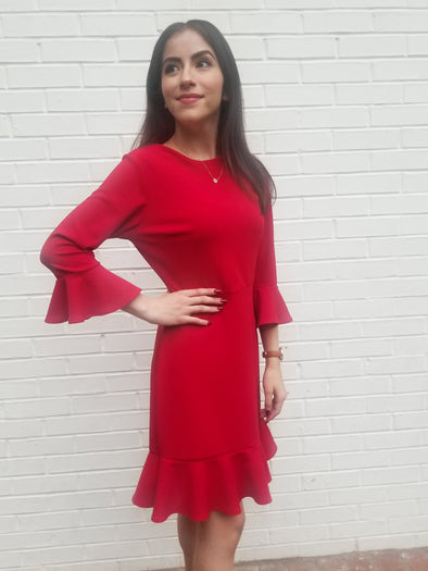 Lady In Red Dress