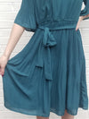 Fly Away With Me Dress- Teal