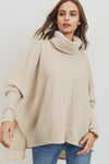 Love At First Sight Cowl Neck Sweater- Oatmeal
