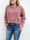 Hope Chenille Crop Sweater- Final Sale